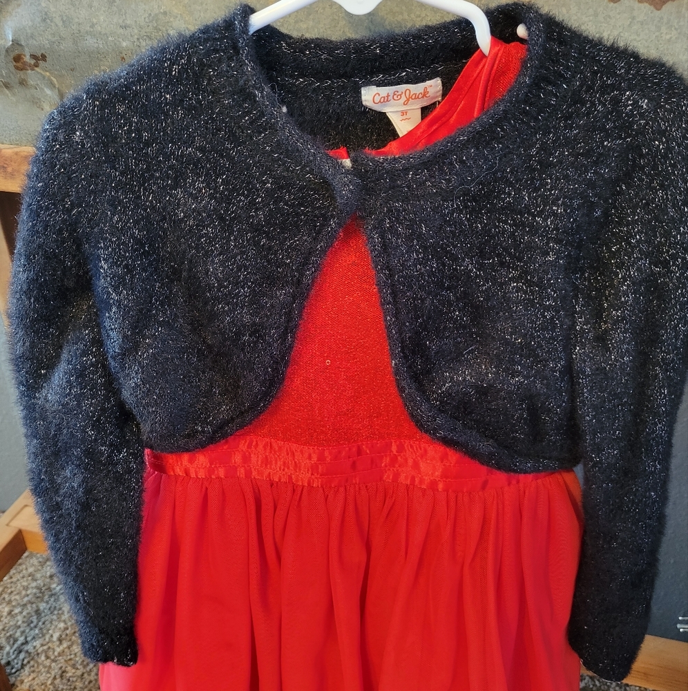 Cat & Jack red toddler dress